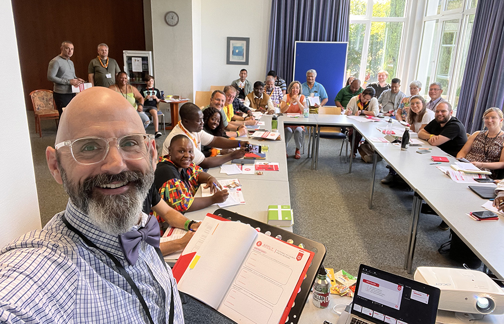 Teaching and training youth leaders around the world.