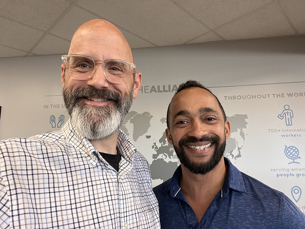 Mark and Charles at Alliance Youth