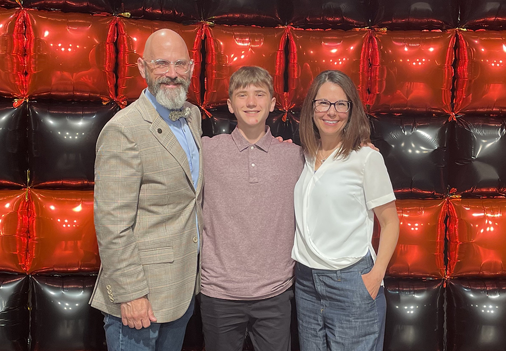 Mark Andréson and family.
